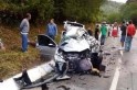 4 pessoas da mesma familia morreram no acidente. Foto www.cacador.net