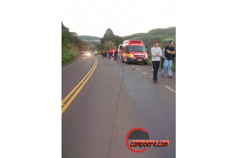 Motociclista perde a vida na SC 160. Foto Jandir Sabedot/www.campoere_1.com