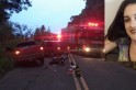 ​Mulher morre em batida de picape e moto na SC 305 em São Lourenço do Oeste