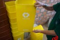 Lixeiras plásticas apropriadas para acampamentos de trabalhadores
