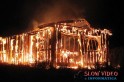 Casa foi completamente destruida pelo fogo. Foto www.campoere_1.com