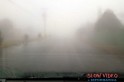 Neblina, no ponto de vista do condutor. Foto: internauta