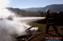 Galpão foi destruído pelo fogo, Foto: bombeiros