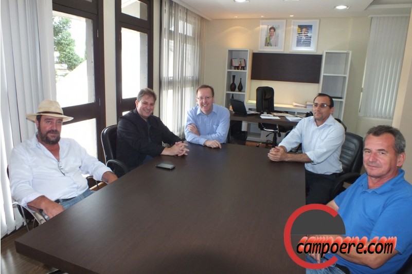 Visita oficial do secretario a Campo Erê. Foto: www.campoere_1.com
