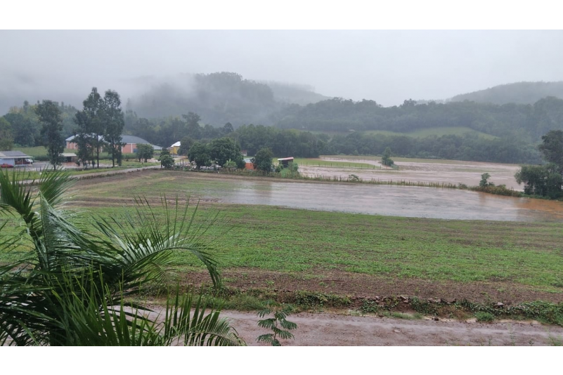 ​Intensas chuvas elevam níveis de rios e causam prejuízo na região