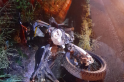 ​Jovem cai de moto na SC 305 em Anchieta e é socorrido pelos bombeiros